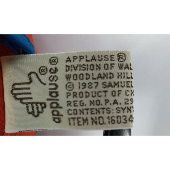 Precious Moments Plush Doll Geisha Girl w/ Lamp 1987 Applause Samuel J Butcher - Picture 12 of 12